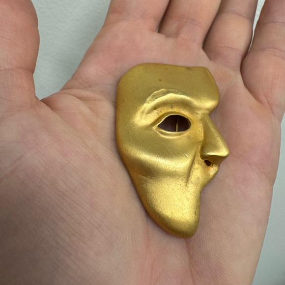 JJ 1988 Phantom of the Opera mask pin brooch - Picture 7 of 8